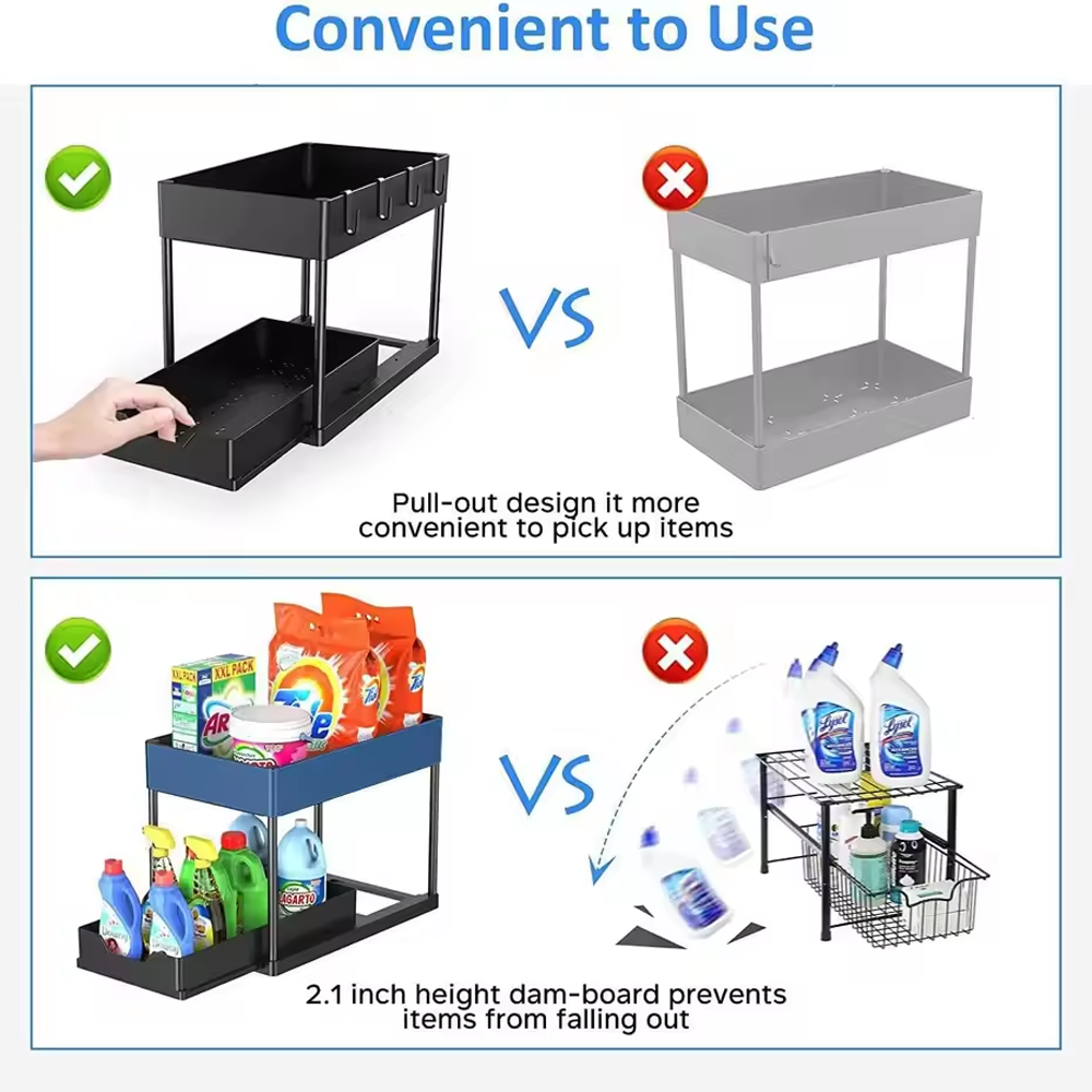 Sink Cabinet Organizer