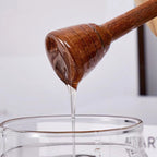 Honey Jar with Dipper Glass Storage