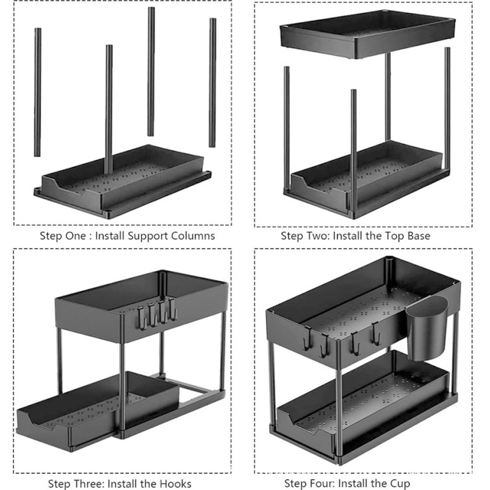 Sink Cabinet Organizer