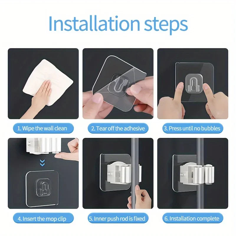 Wall Mop & Broom Holder